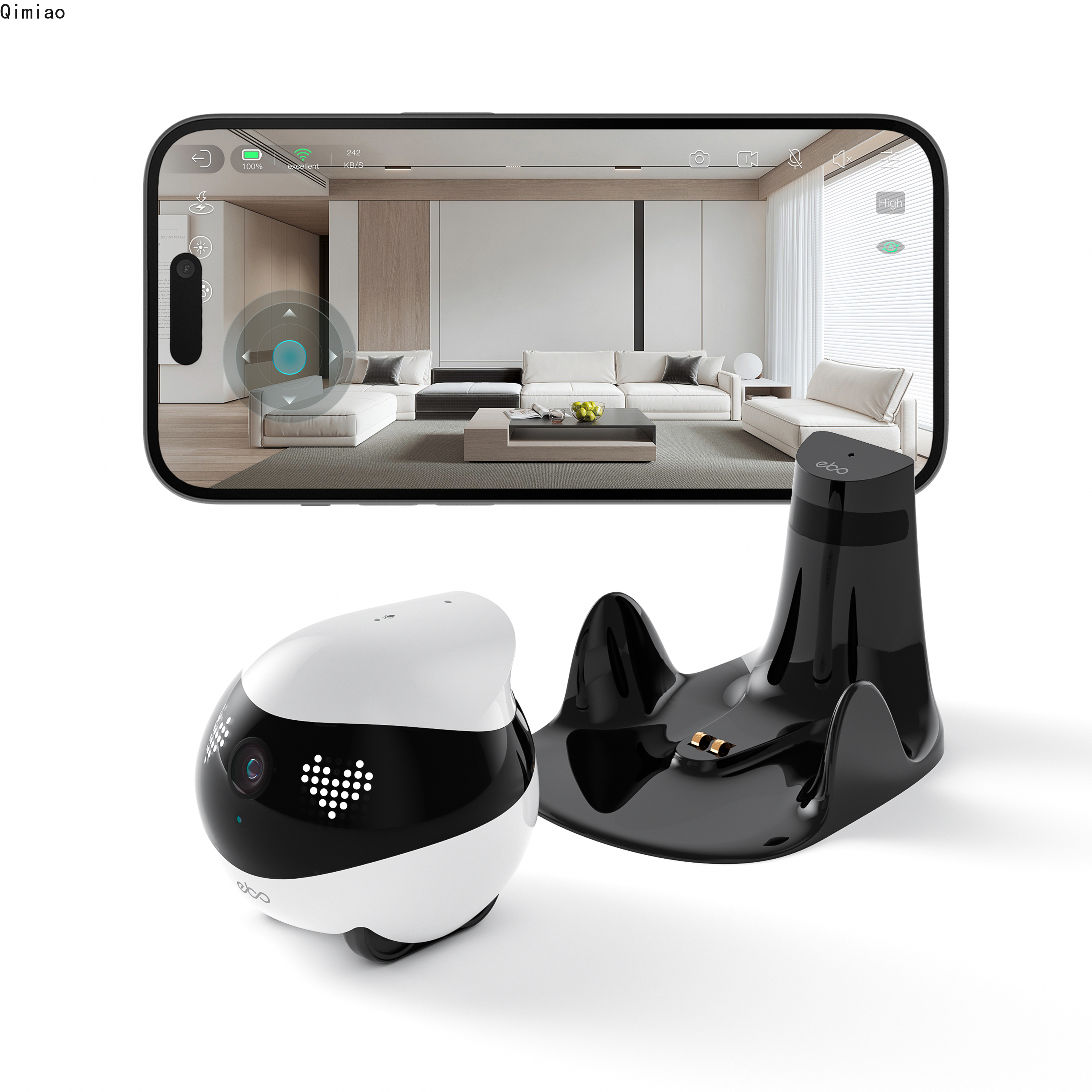 Home Security Robot Dog - Enabot EBO AIR 2 Companion Robot