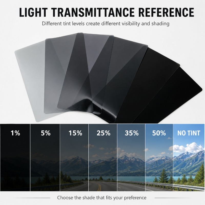 Home Security For Windows - Car Window Tint Film 50x300cm, Black