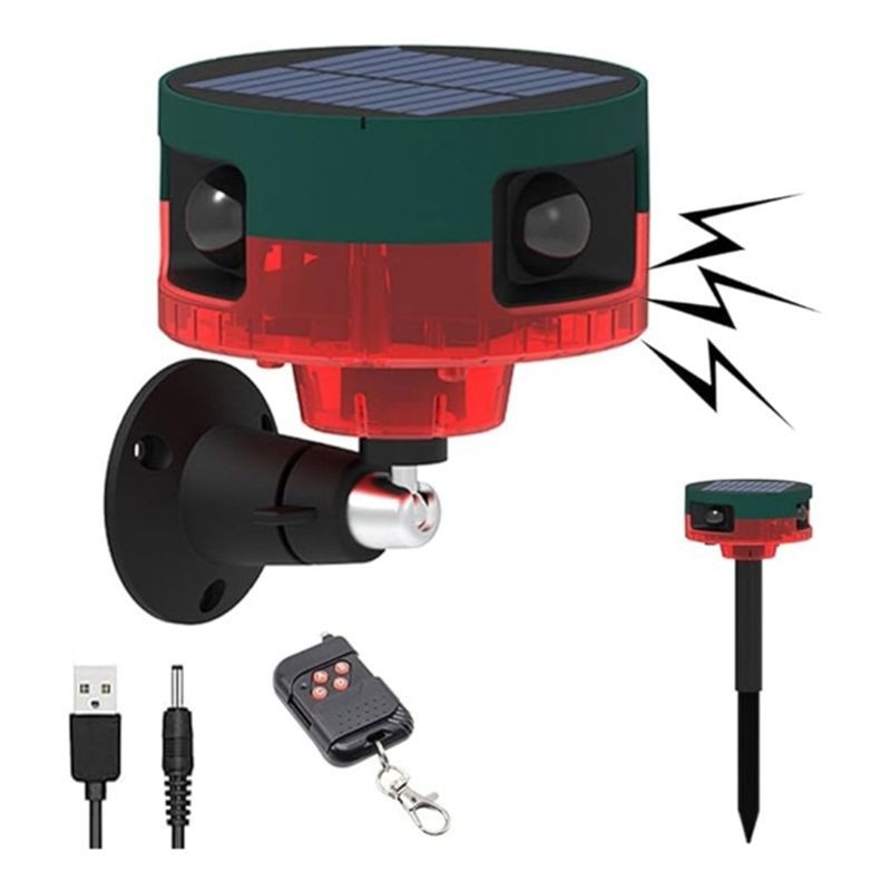 Barking Dog Alarm - ABUO-Solar Infrared Motion Sensor Alarm Detector