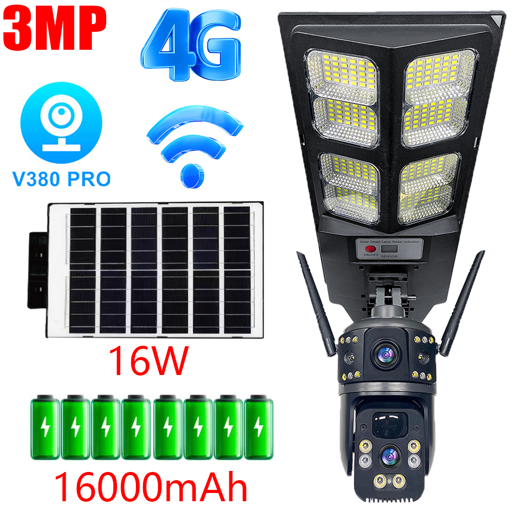 Home Security For Windows - 3MP 4G Dual Lens Camera Security
