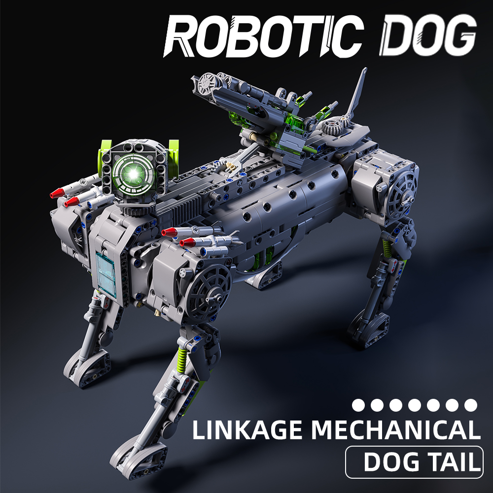 Home Security Robot Dog - KAVOWORLD 1609pcs Remote Control Robot Dog