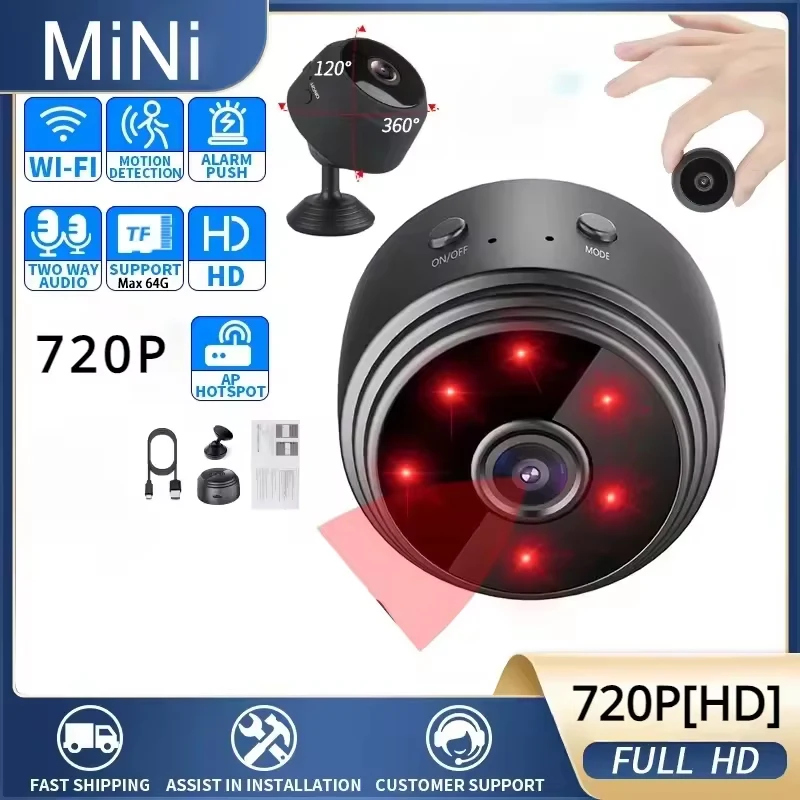 Home Security Monitoring System - A9 Mini Camera WiFi Wireless Monitoring