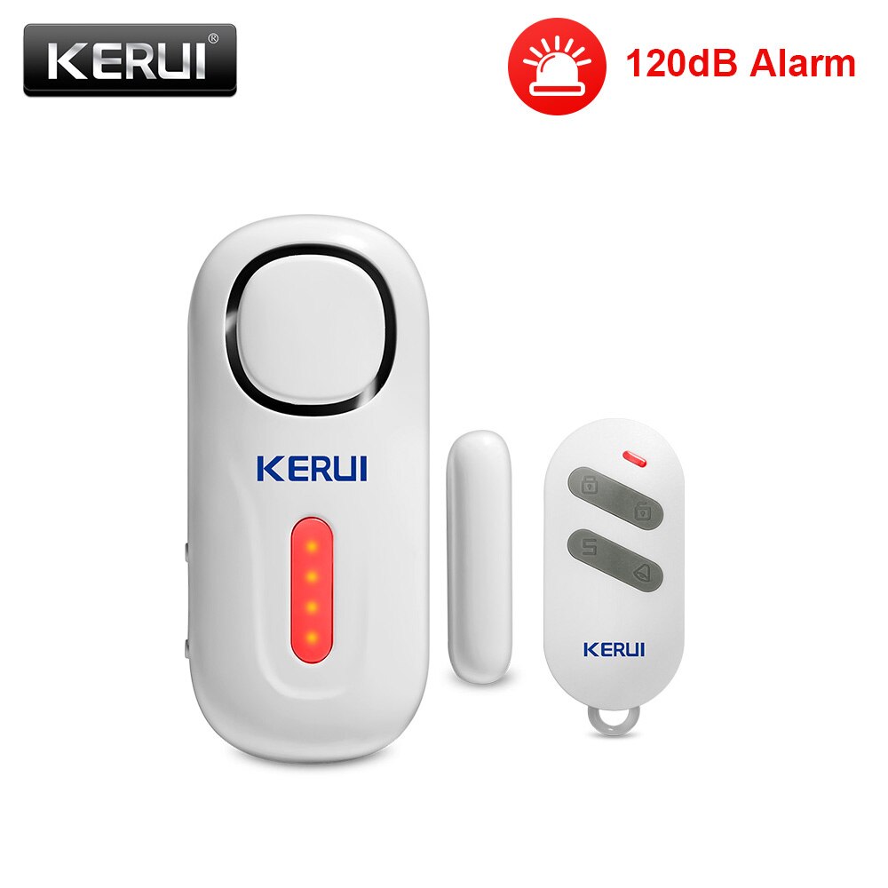 Home Security Lights - KERUI 120DB Wireless Door/Window Entry Security