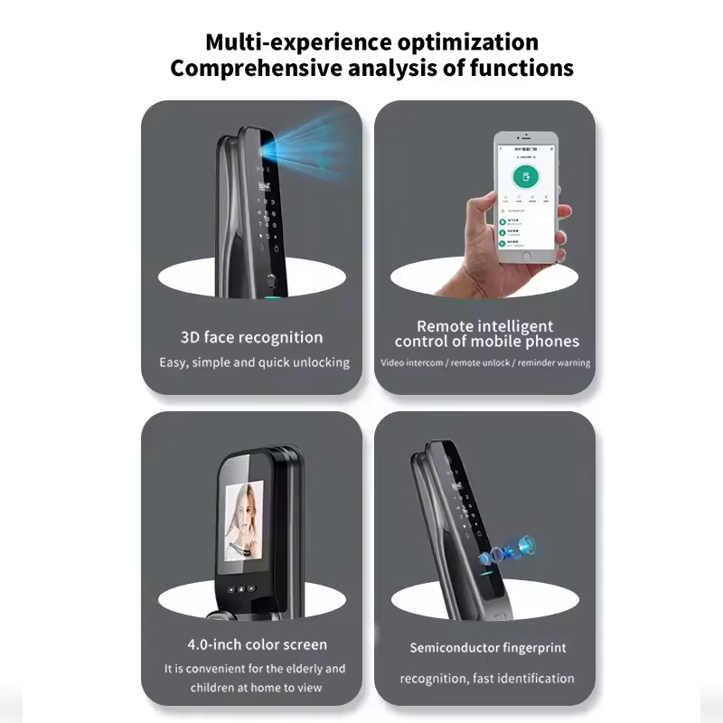 HX5 Smart Door Lock 3D Face Re – обзор и цена Home Security With Cameras