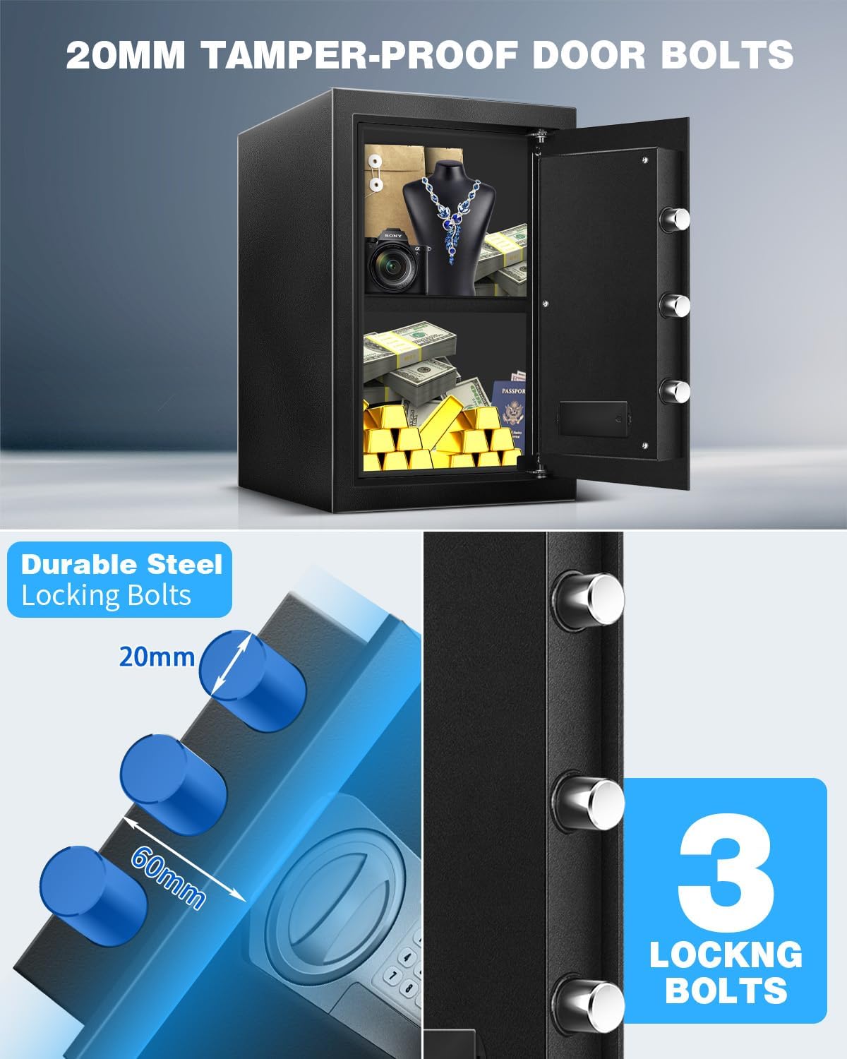 2.5 Cu Ft Safe Box for Home Do – обзор и цена Home Security Lights