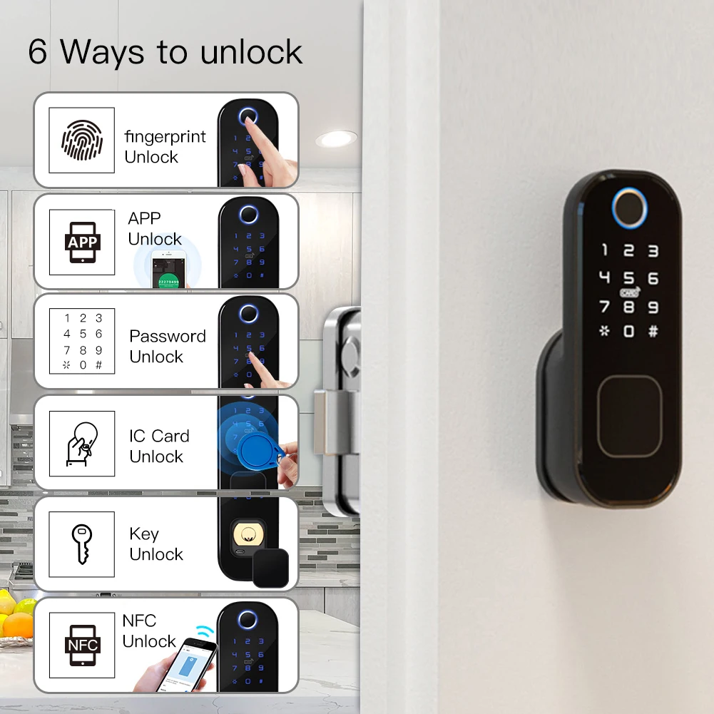MOES WiFi Tuya Smart Lock Door – обзор и цена Door Lock Smart Keypad