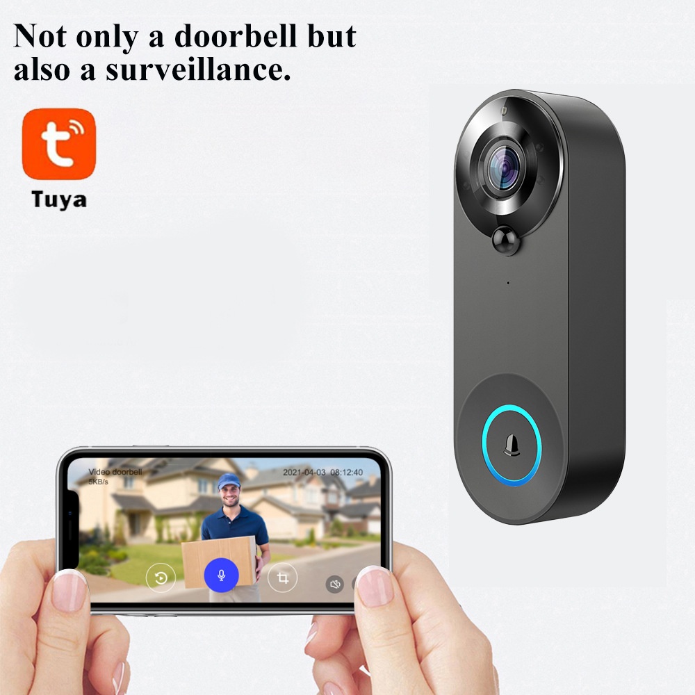 Tuya 1080P Wireless WIFI Doorb – обзор и цена Home Security Monitoring System