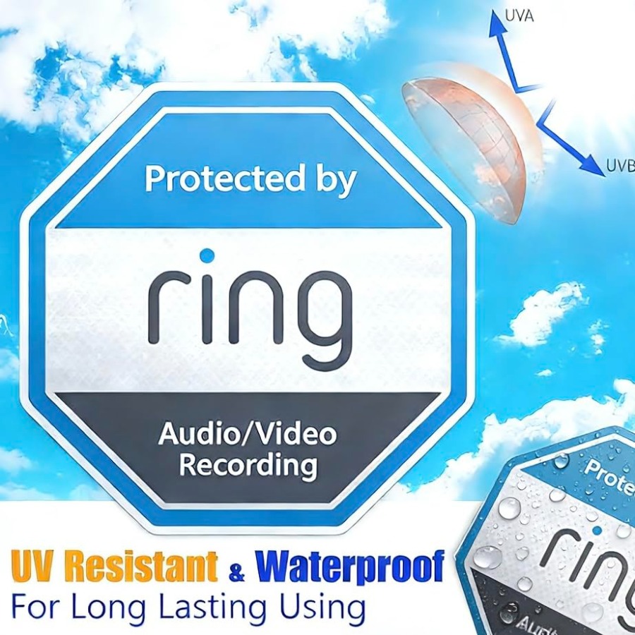 12 Pack Ring Security Stickers – обзор и цена Home Security For Windows