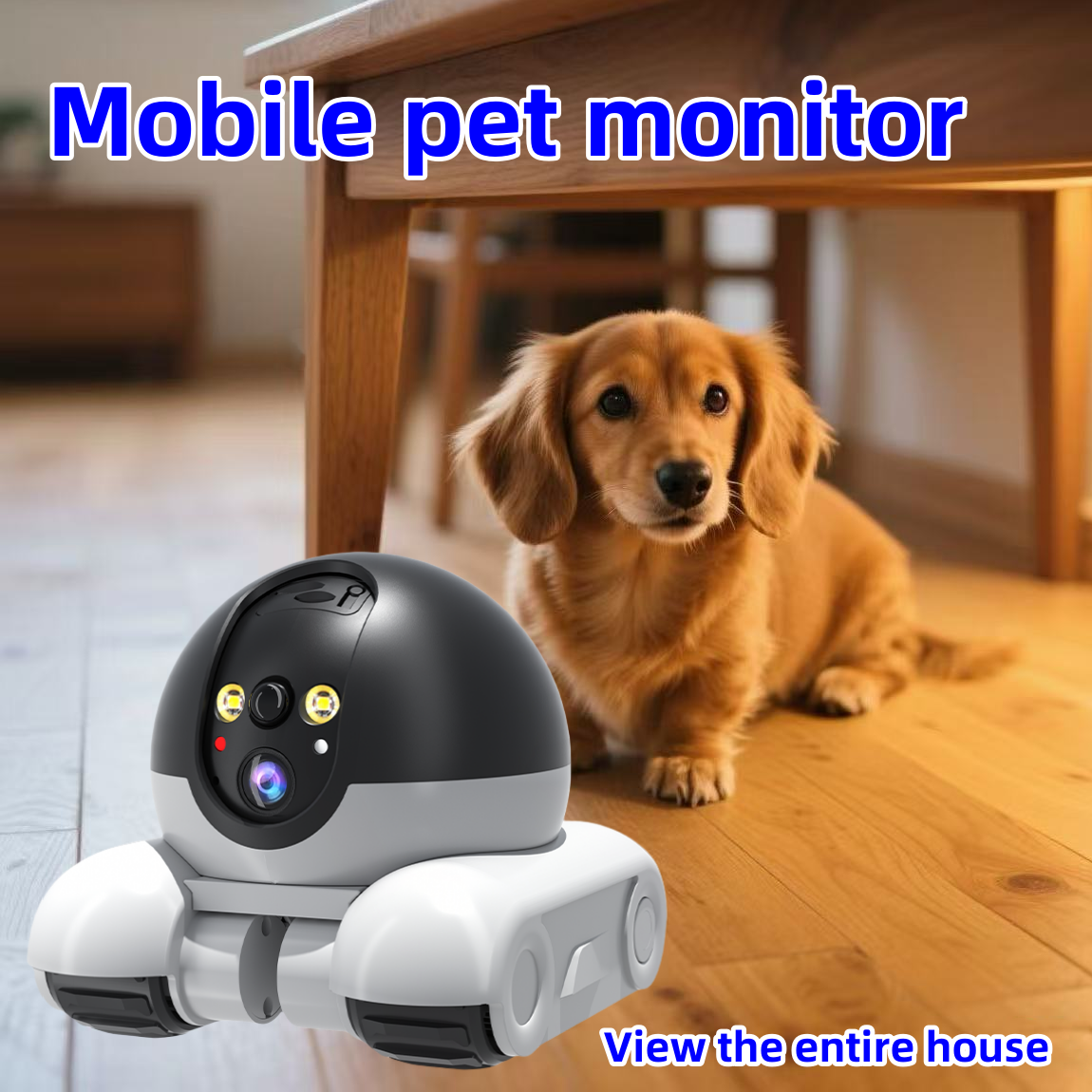 Smart Dual Lens IP Dome Robot  – обзор и цена Home Security Robot Dog