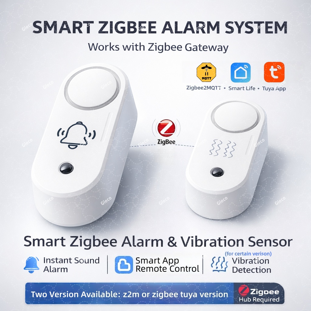 Zigbee Siren Alarm With Option – обзор и цена Home Security Lights