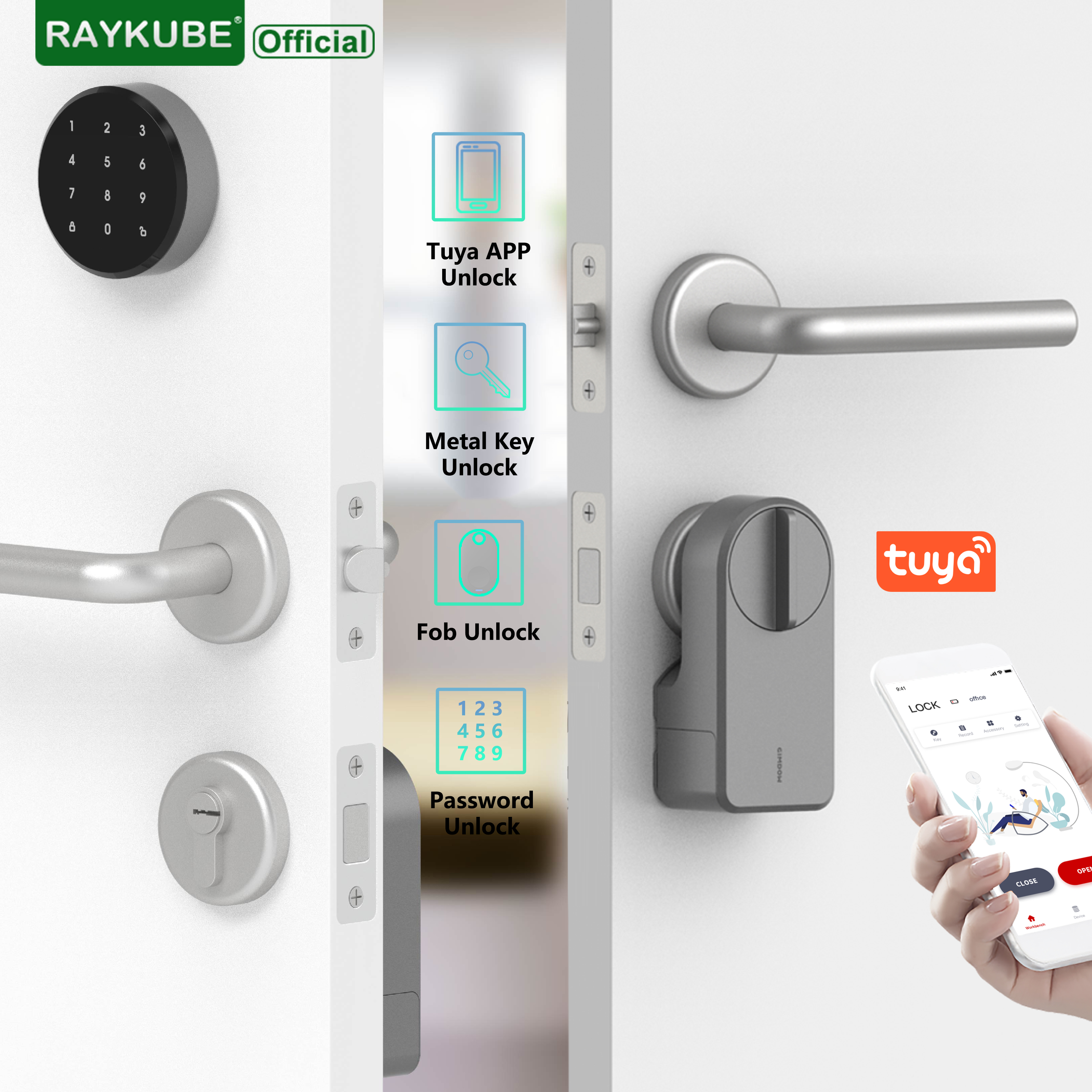 RAYKUBE A1 Pro Tuya BEL Smart  – обзор и цена Door Lock Smart Keypad