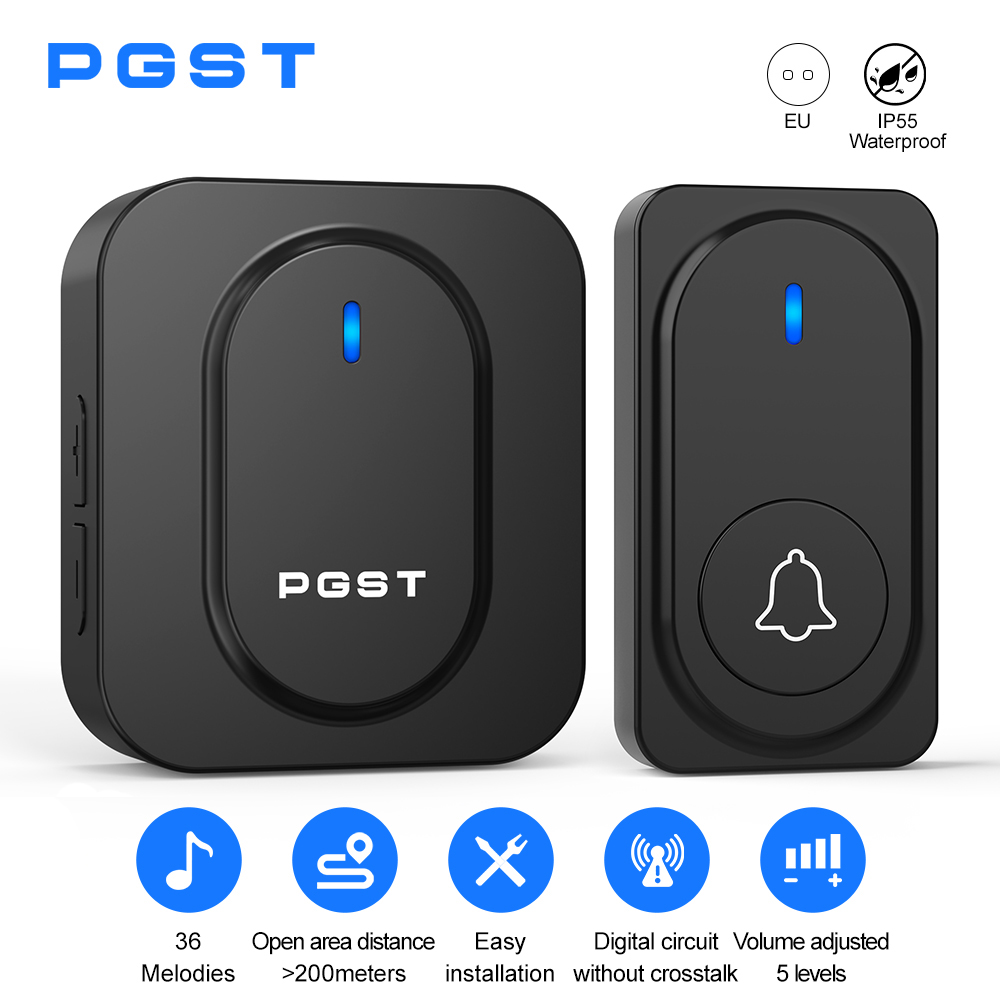 PGST Wireless Doorbell 36 Chim – обзор и цена Home Security Lights