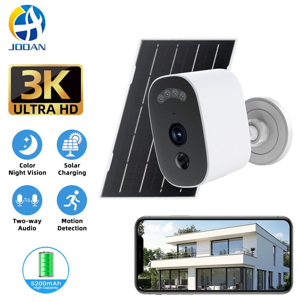 Jooan 3K HD Solar Security Cam – обзор и цена Home Security Video Cameras
