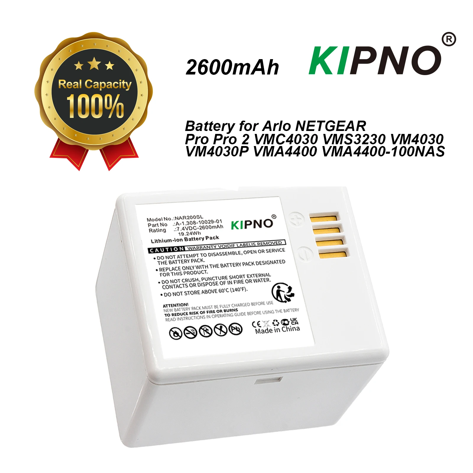 KIPNO Replacement Battery A-1  – обзор и цена Home Security Arlo