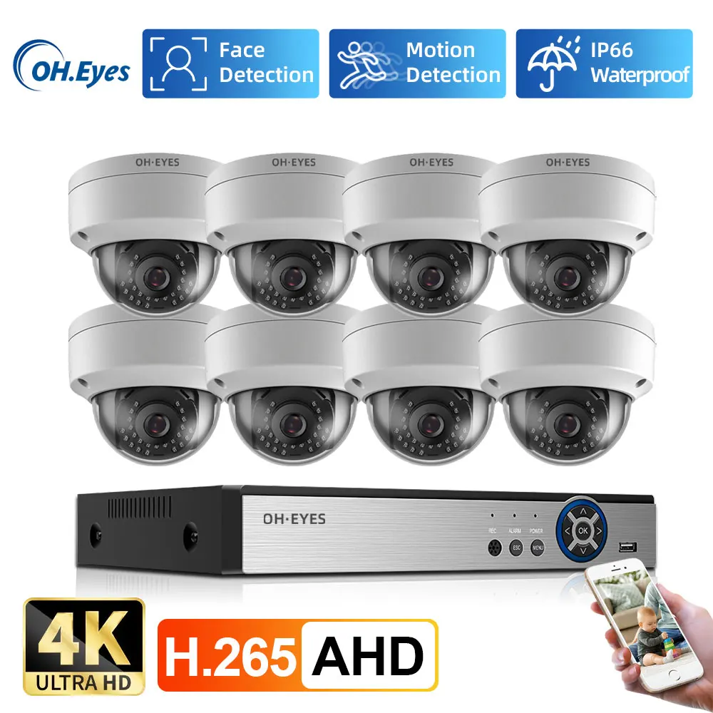 Home Security 8MP H.265+ 4CH 4 – обзор и цена Home Security Video Cameras