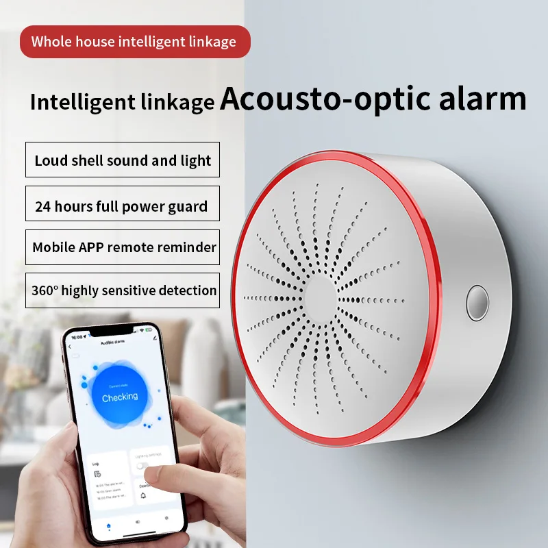Tuya ZigBee Smart Siren 85DB W – обзор и цена Home Security Lights