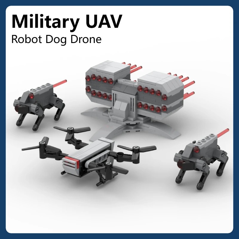 WW2 Military Accessories UAV R – обзор и цена Home Security Robot Dog