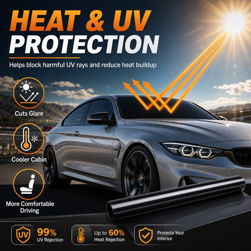 Car Window Tint Film 50x300cm, – обзор и цена Home Security For Windows