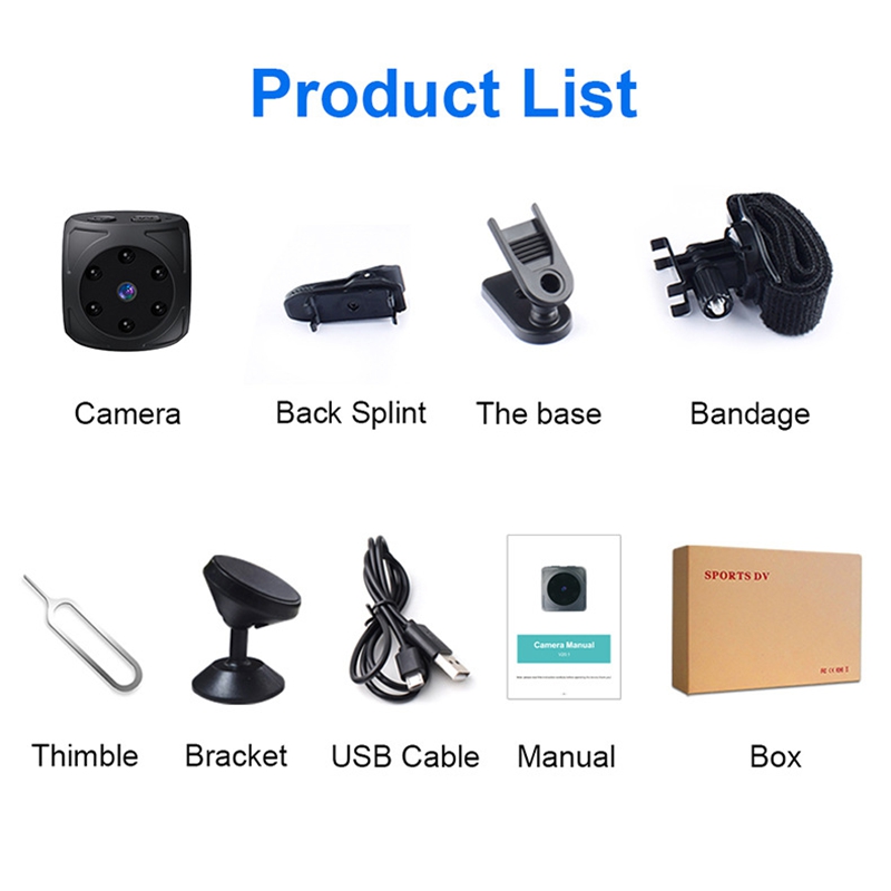 Mini HD Camera 1080p Portable  – обзор и цена Home Security Video Cameras