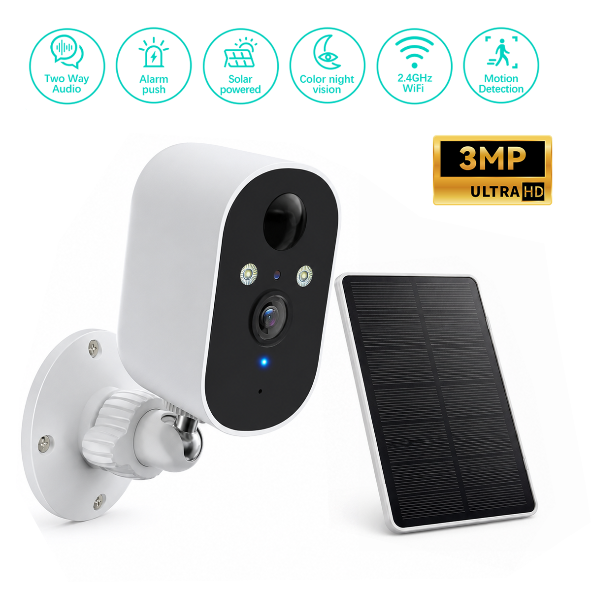 2K Security Wireless Camera Ou – обзор и цена Camera Solar Wireless