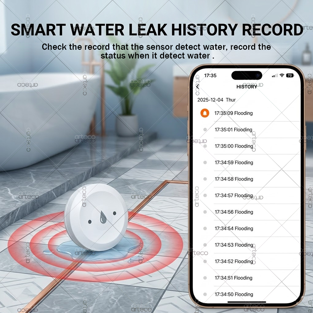 Zigbee Water Leak Sensor Flood – обзор и цена Home Security Kitchener