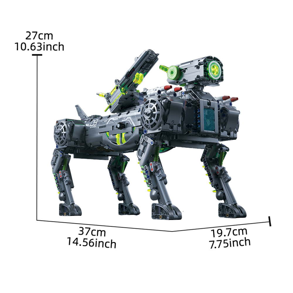 KAVOWORLD 1609pcs Remote Contr – обзор и цена Home Security Robot Dog