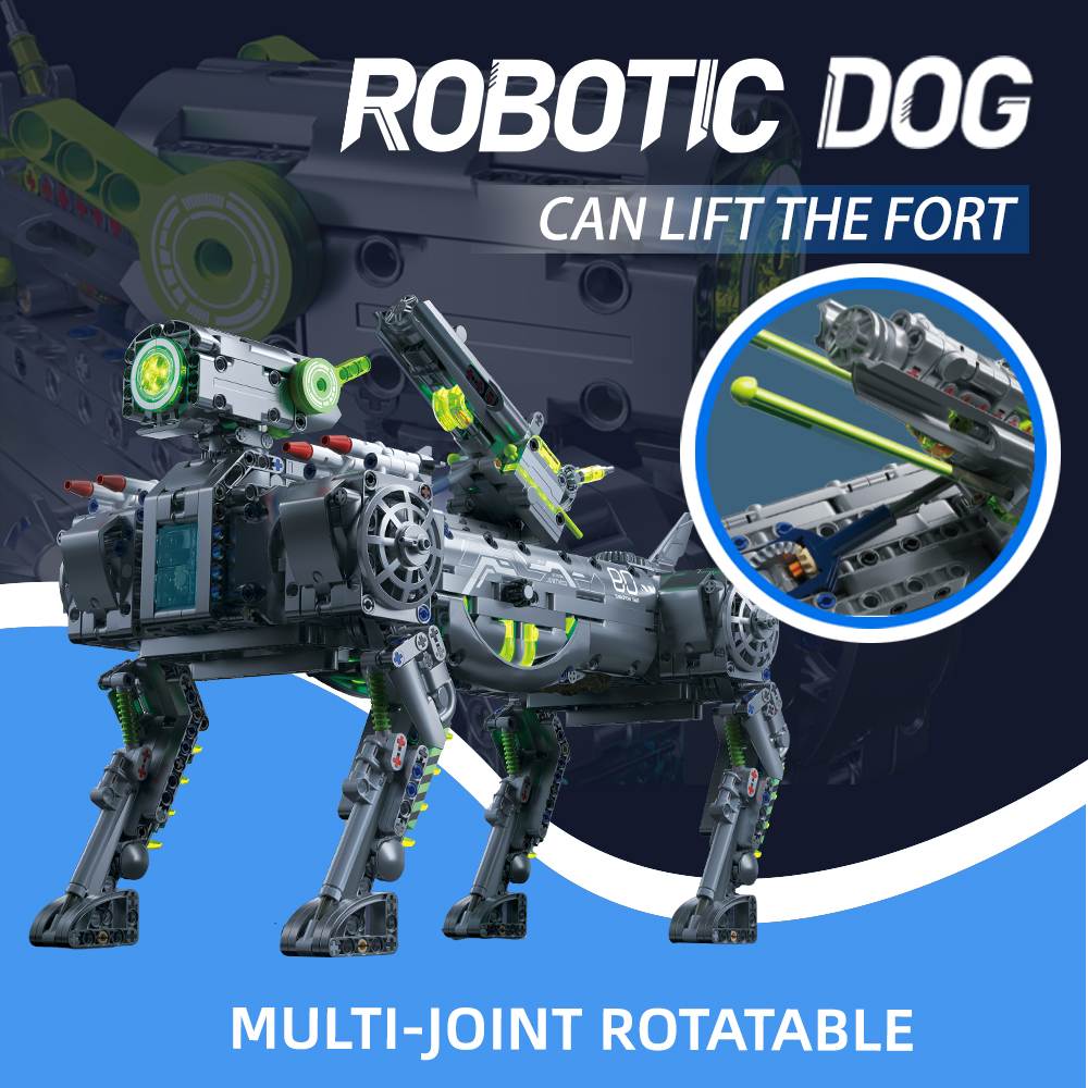 KAVOWORLD 1609pcs Remote Contr – обзор и цена Home Security Robot Dog