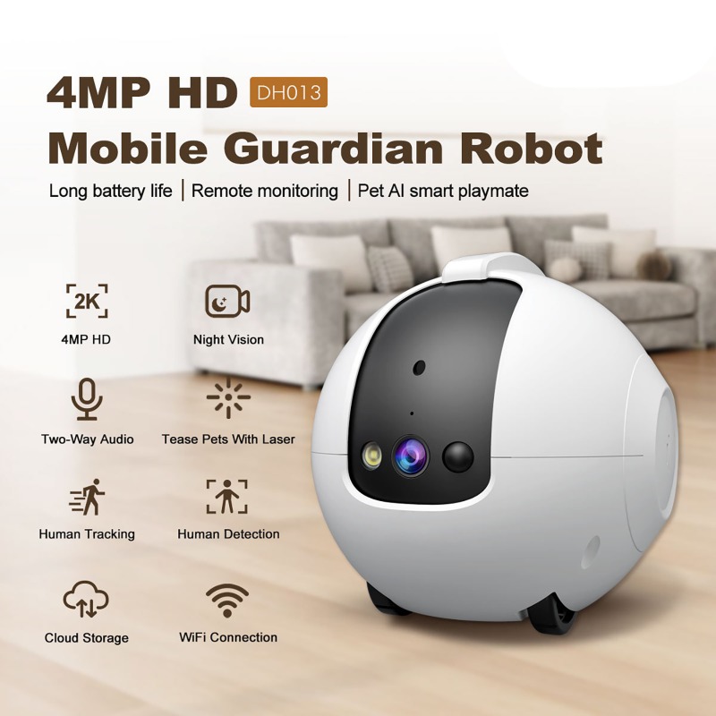Home Care Security Camera Mobi – обзор и цена Home Security Robot Dog
