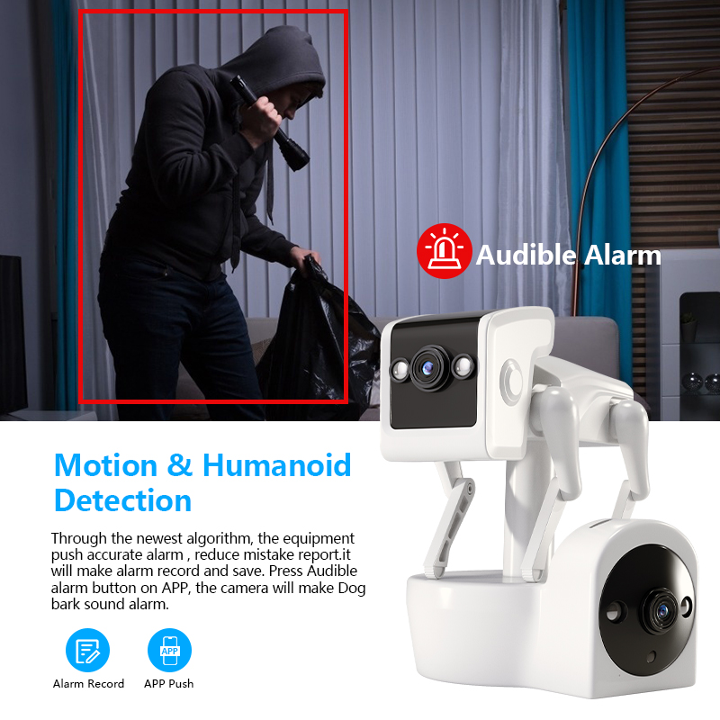 1080P 5G Dual Lens Robot Dog C – обзор и цена Home Security Robot Dog