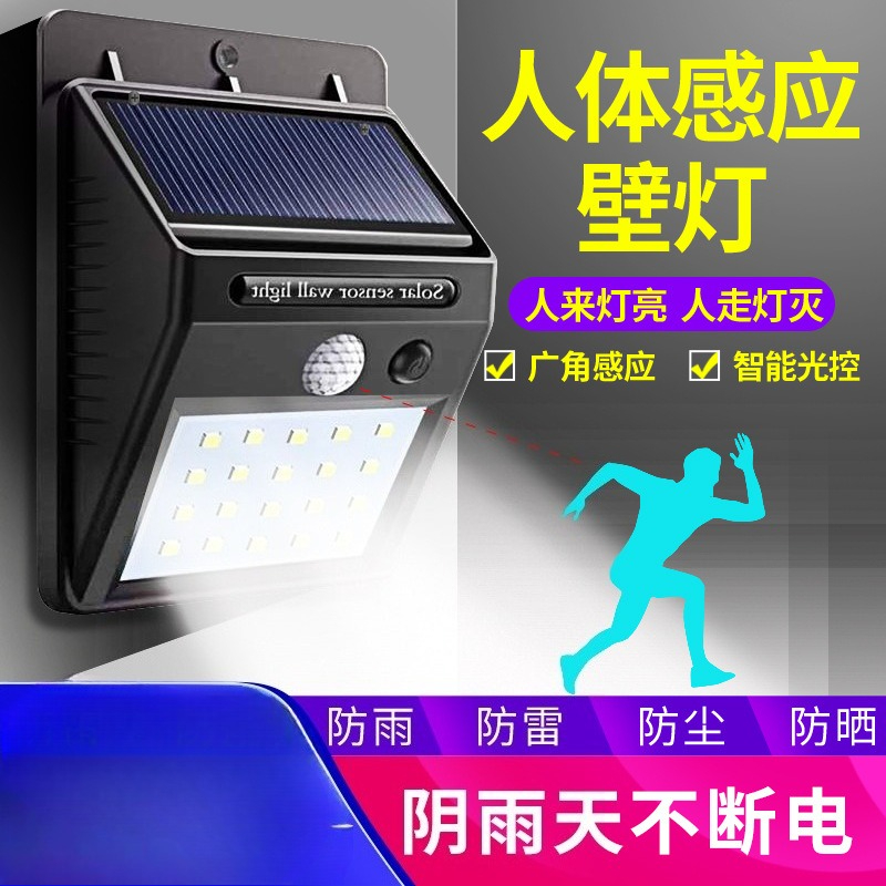 Solar Human Motion Sensor Wall – обзор и цена Home Security Lights