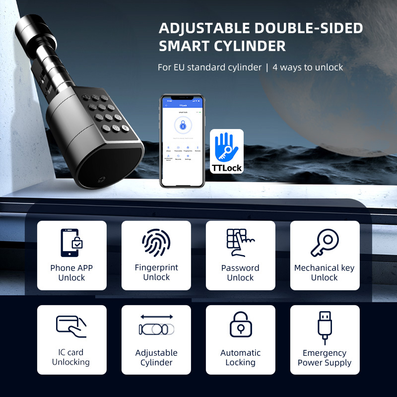 Smart Euro Cylindrical Door Lo – обзор и цена Door Lock Smart Keypad
