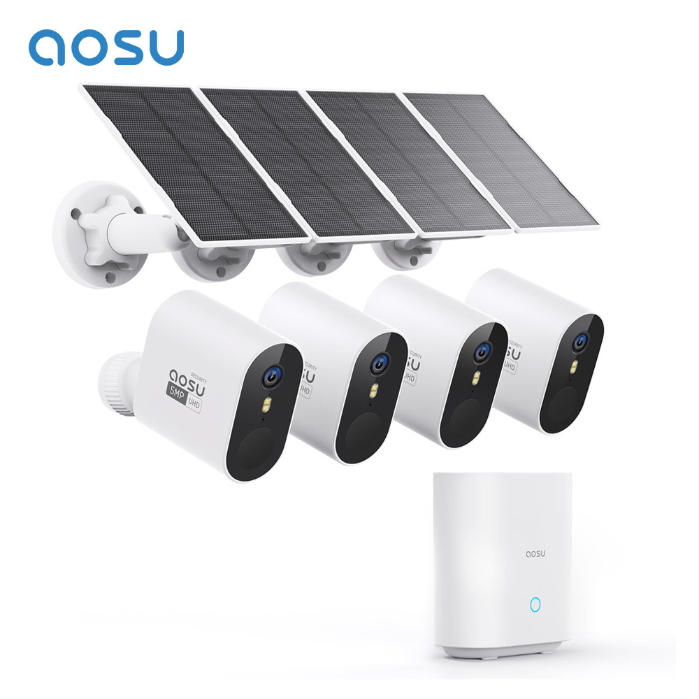 AOSU 5MP Solar Camera System O – обзор и цена Camera Solar Wireless