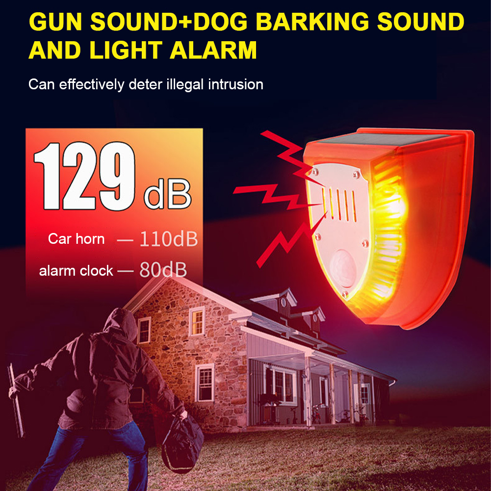 Outdoor Solar Alarm Waterproof – обзор и цена Barking Dog Alarm