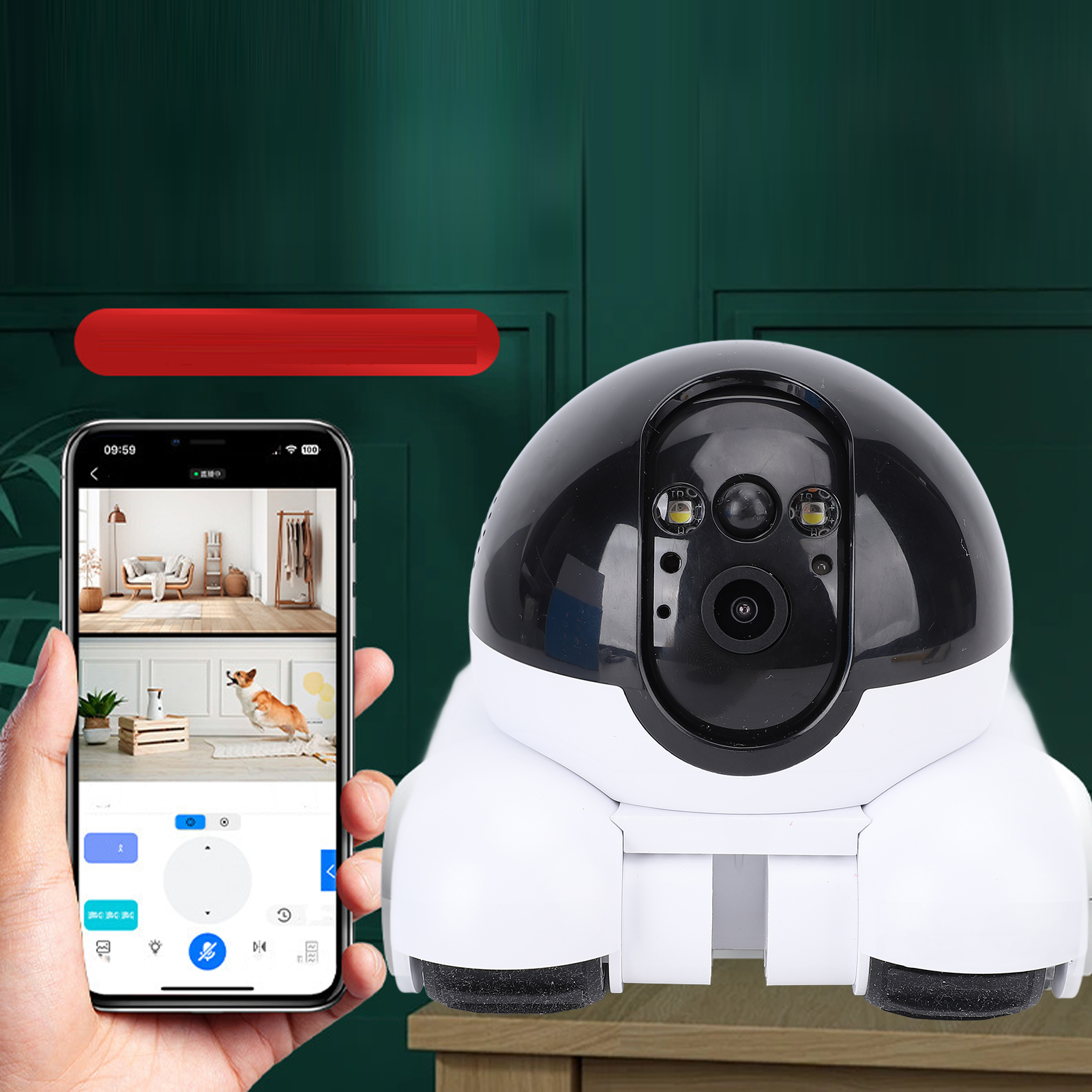 Indoor Security Camera 2MP Dou – обзор и цена Home Security Robot Dog