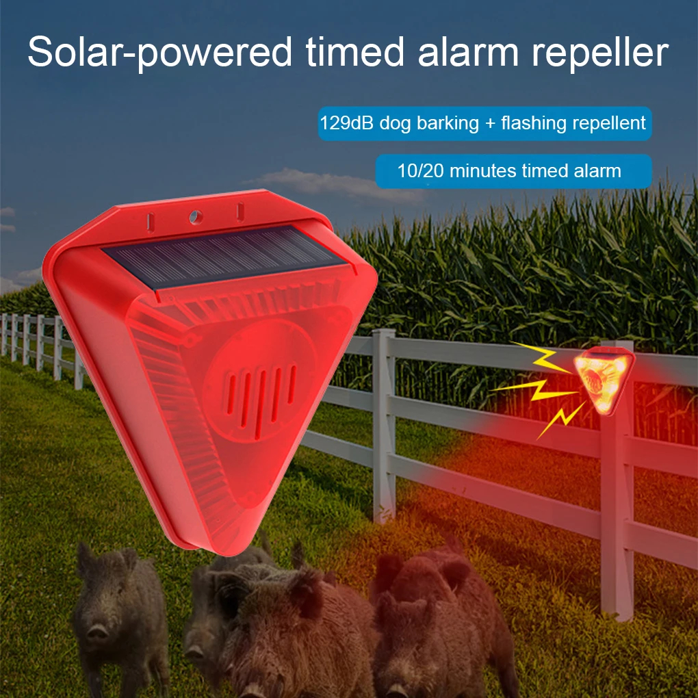 Outdoor Solar Alarm Light 6LED – обзор и цена Barking Dog Alarm