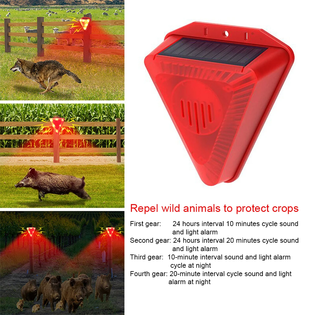 Outdoor Solar Alarm Light 6LED – обзор и цена Barking Dog Alarm