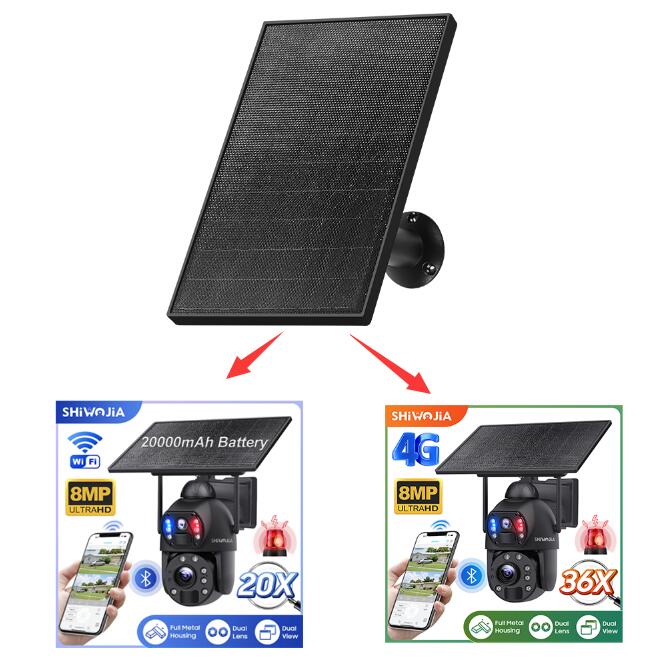 SHIWOJIA Solar Panels Suitable – обзор и цена Camera Solar Wireless