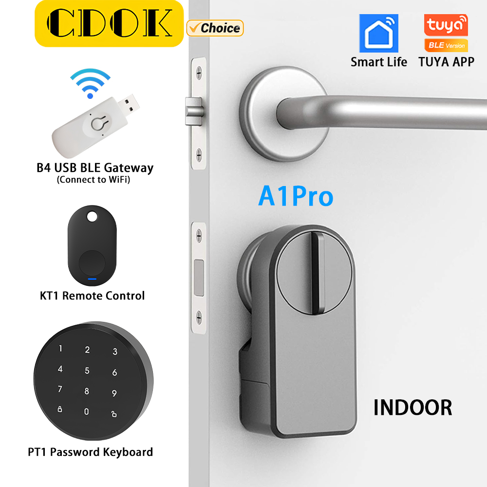 CDOK A1Pro Tuya Bluetooth smar – обзор и цена Door Lock Smart Keypad