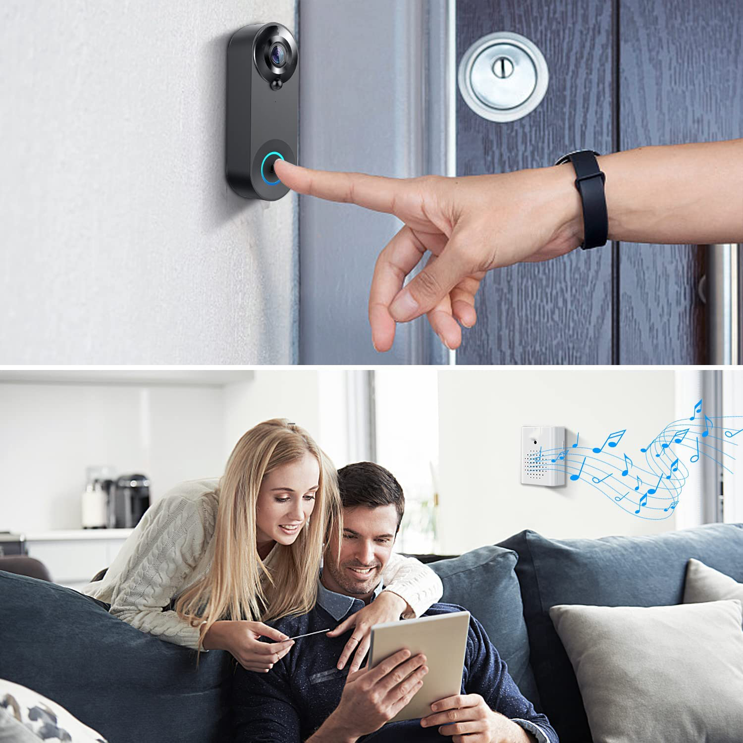 5G 2.4G WiFi Video Doorbell 10 – обзор и цена Home Security Video Cameras