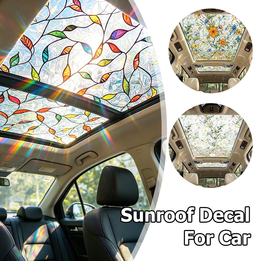 Floral Stained Glass Car Sunro – обзор и цена Home Security For Windows