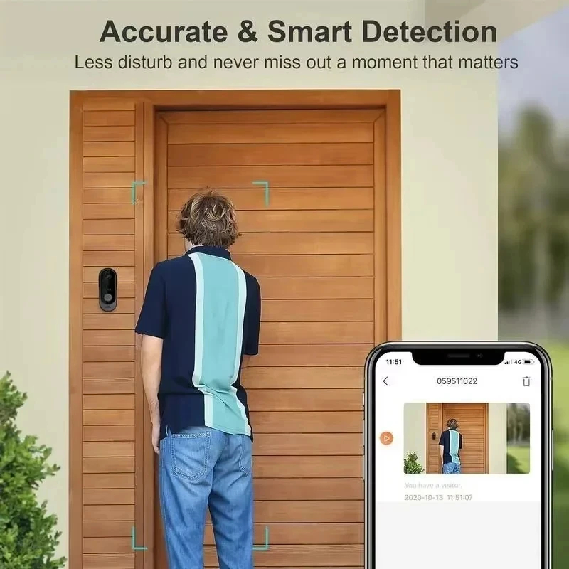 Tuya WIFI Camera Doorbell HD V – обзор и цена Home Security Monitoring System