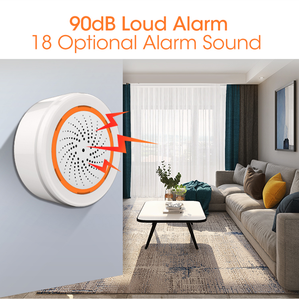 Smart Siren Alarm Tuya Zigbee  – обзор и цена Home Security Lights