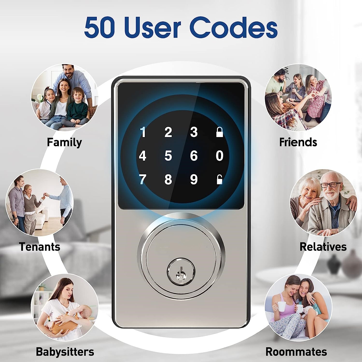 Smart Lock with password, Keyl – обзор и цена Door Lock Smart Keypad
