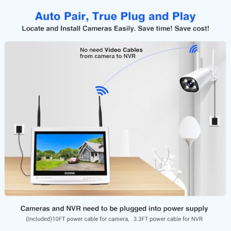 Wireless security camera syste – обзор и цена Home Security Monitoring System