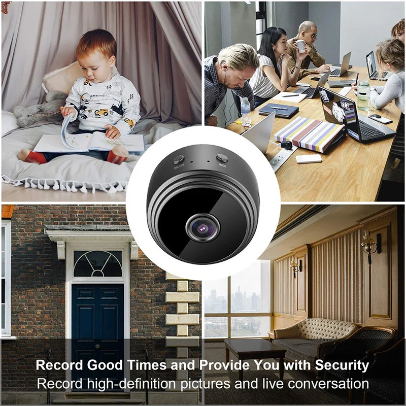 A9 Mini Camera WiFi Wireless M – обзор и цена Home Security Monitoring System