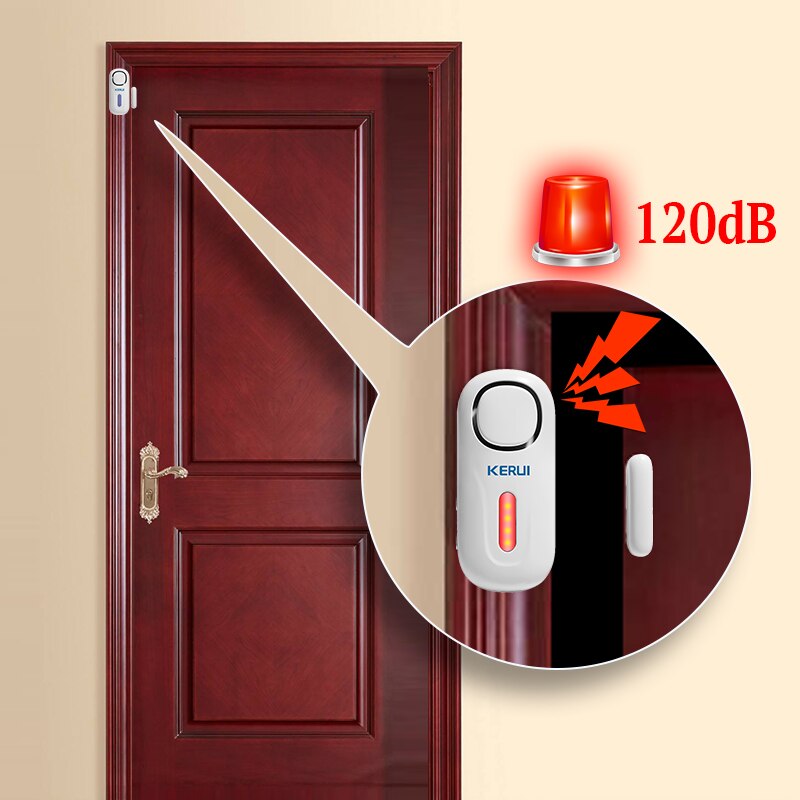 KERUI 120DB Wireless Door/Wind – обзор и цена Home Security Lights