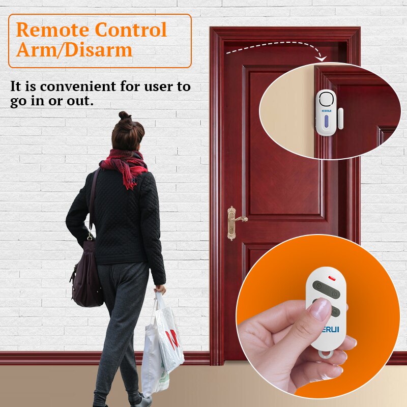 KERUI 120DB Wireless Door/Wind – обзор и цена Home Security Lights