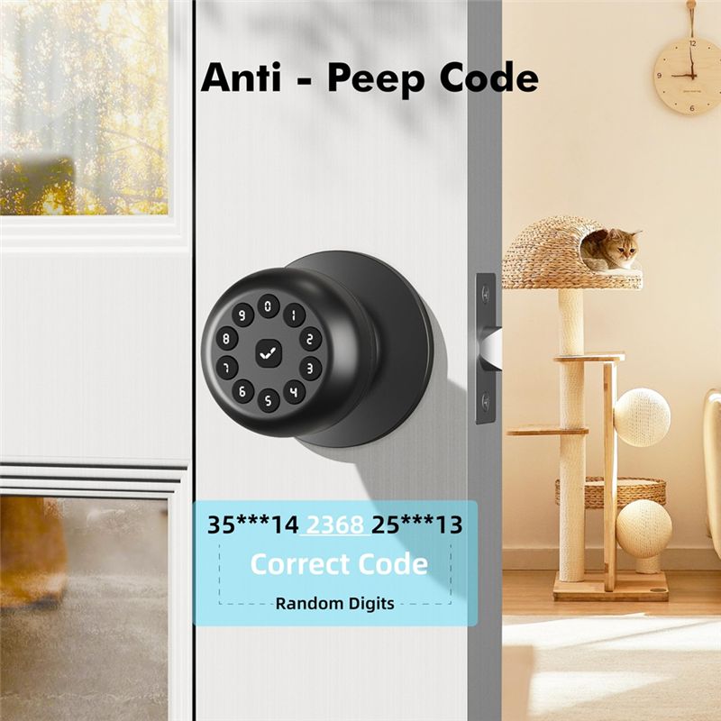 B67C Smart Door Knob With Lock – обзор и цена Door Lock Smart Keypad