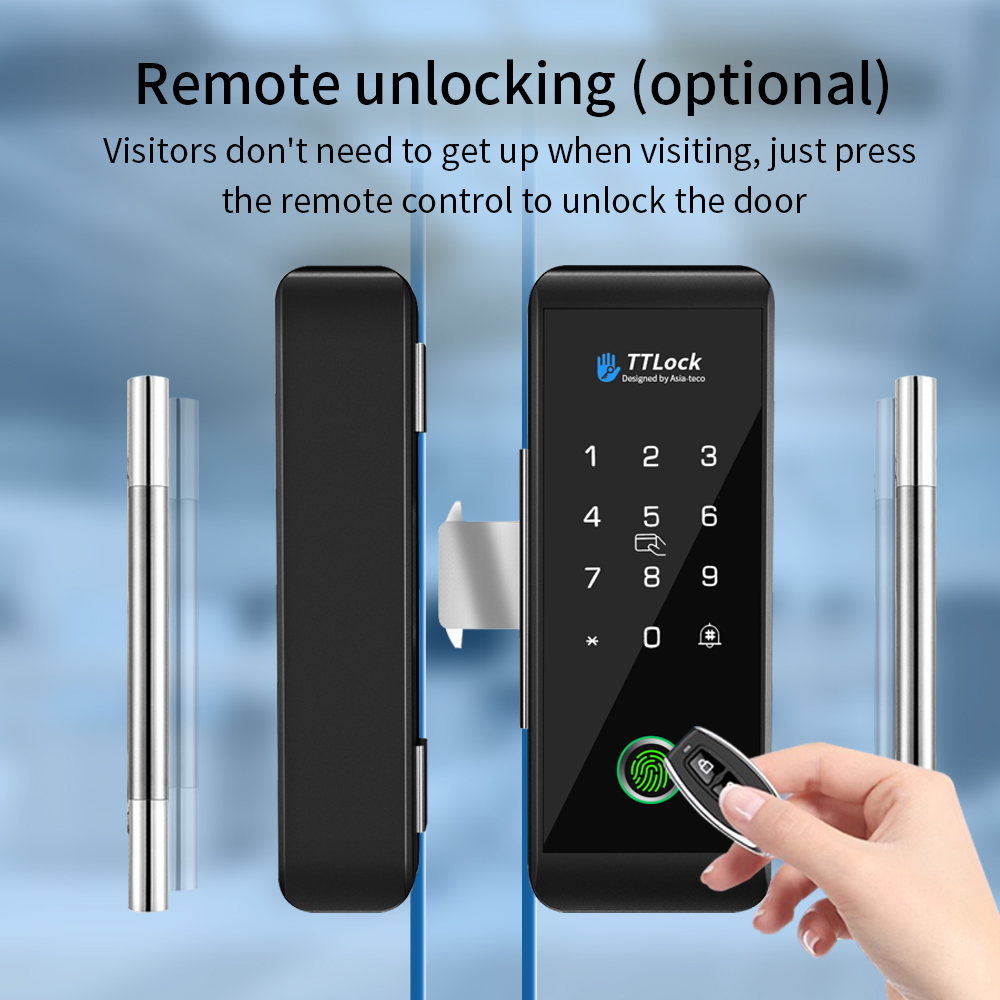 TTLOCK Smart Glass lock Finger – обзор и цена Door Lock Smart Keypad