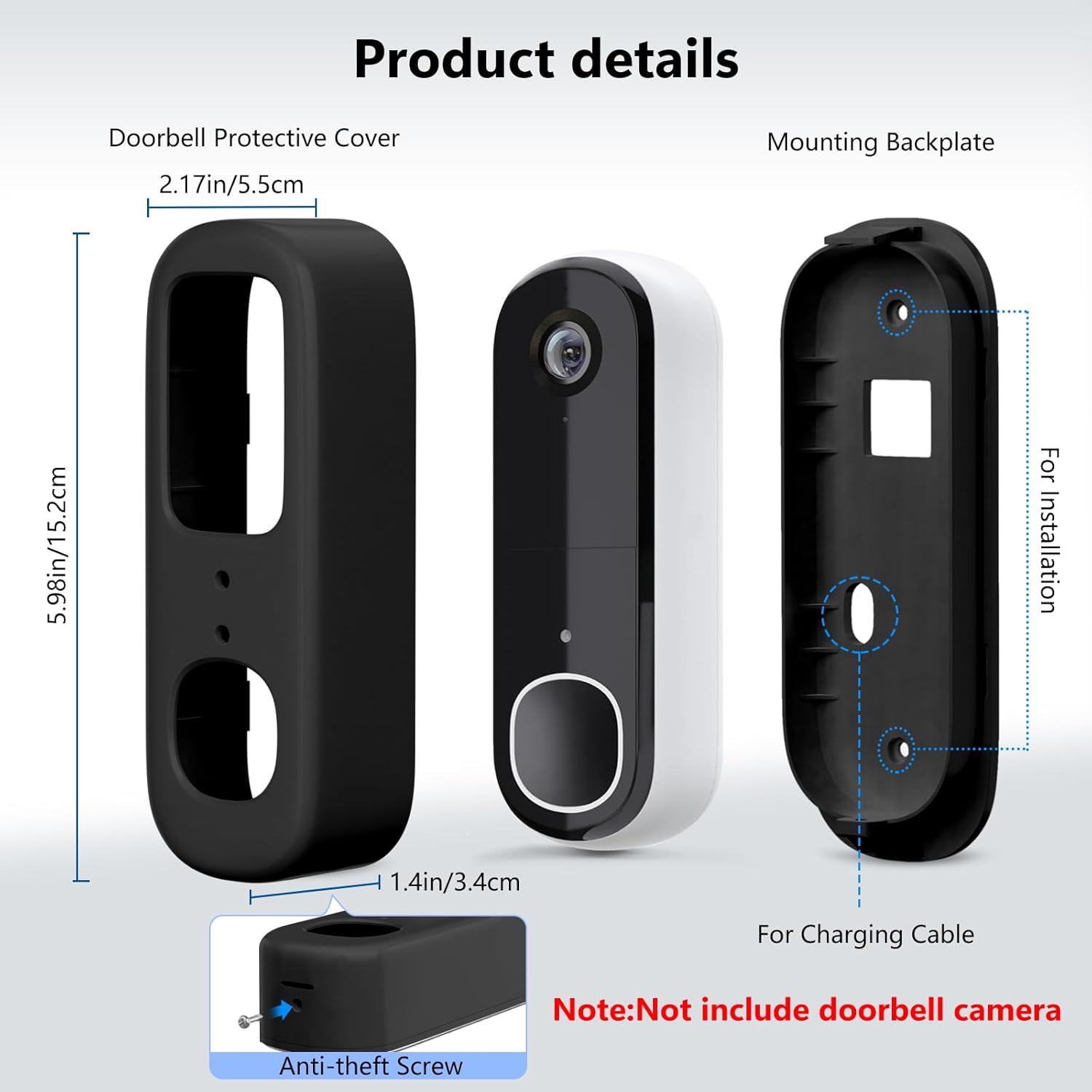 Anti-Theft Doorbell Bracket fo – обзор и цена Home Security Arlo